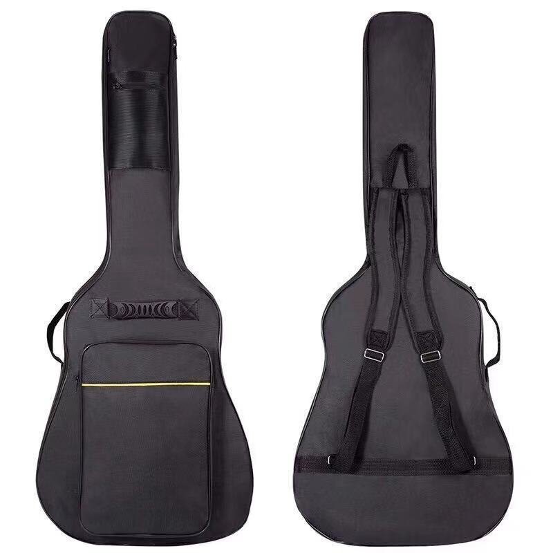 Guitar Strap Padded - 1Pcs Schwarz Wasserdicht Doppel Straps 41