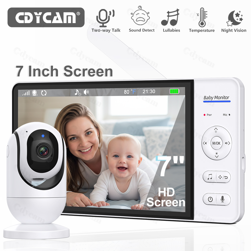 Audio Music Kids - 7,0'' Video Baby Monitor 720P 5000mAh