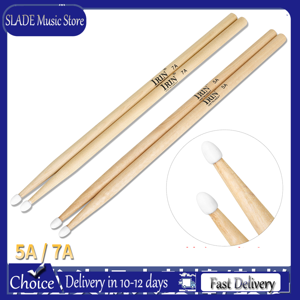 Drum Stick 5A - IRIN 1 Paar 5A/7A Premium Ahorn-Drumsticks,