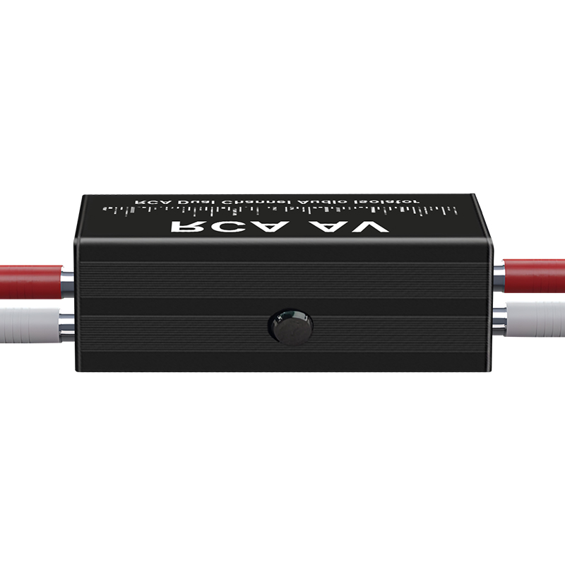 Audio Music For - Tragbarer 2-Kanal-RCA-Erdungsschleifenisolator Professioneller Hum-Eliminator Audio-Signalisolator Rauschfilter