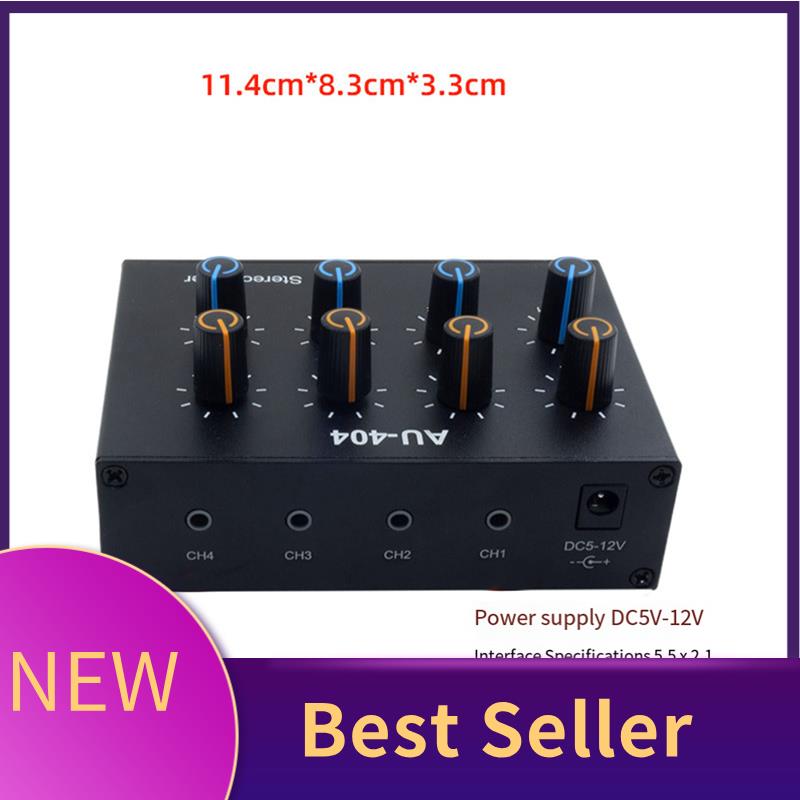 Audio Without Music - M07K-AU-404 Stereo Sound Vier Multi Input