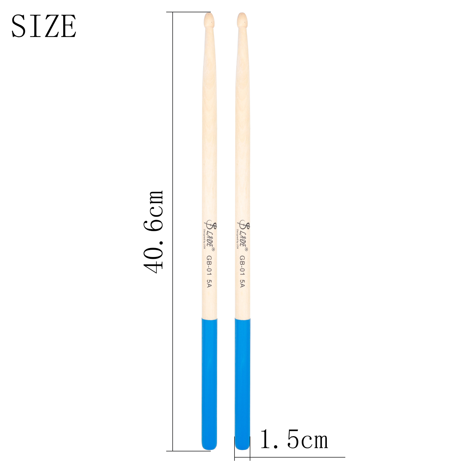 Drum Stick 5A - Slade 1 Paar 5a Ahorn Drumsticks