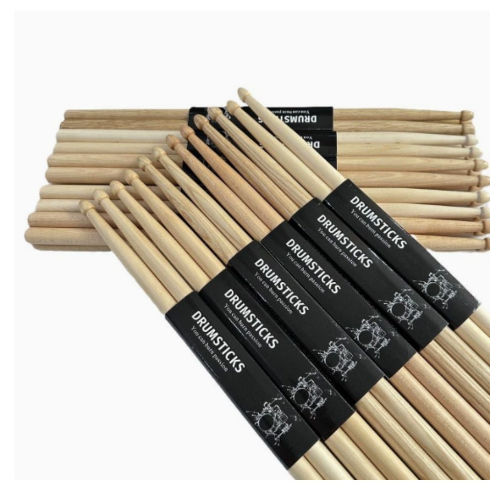 Drum Stick 5A - 1 Paar Ahorn-Drumsticks 5A Walnuss-Drumständer Massivholz