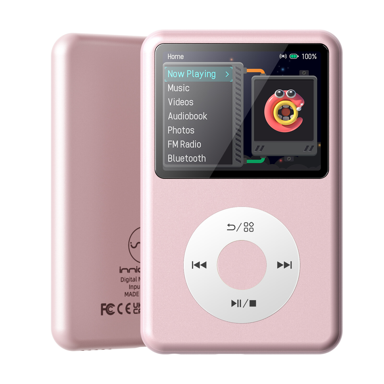 Audio Music Kids - MP3-Musikplayer mit Bluetooth, Video, Radio, Reproductor