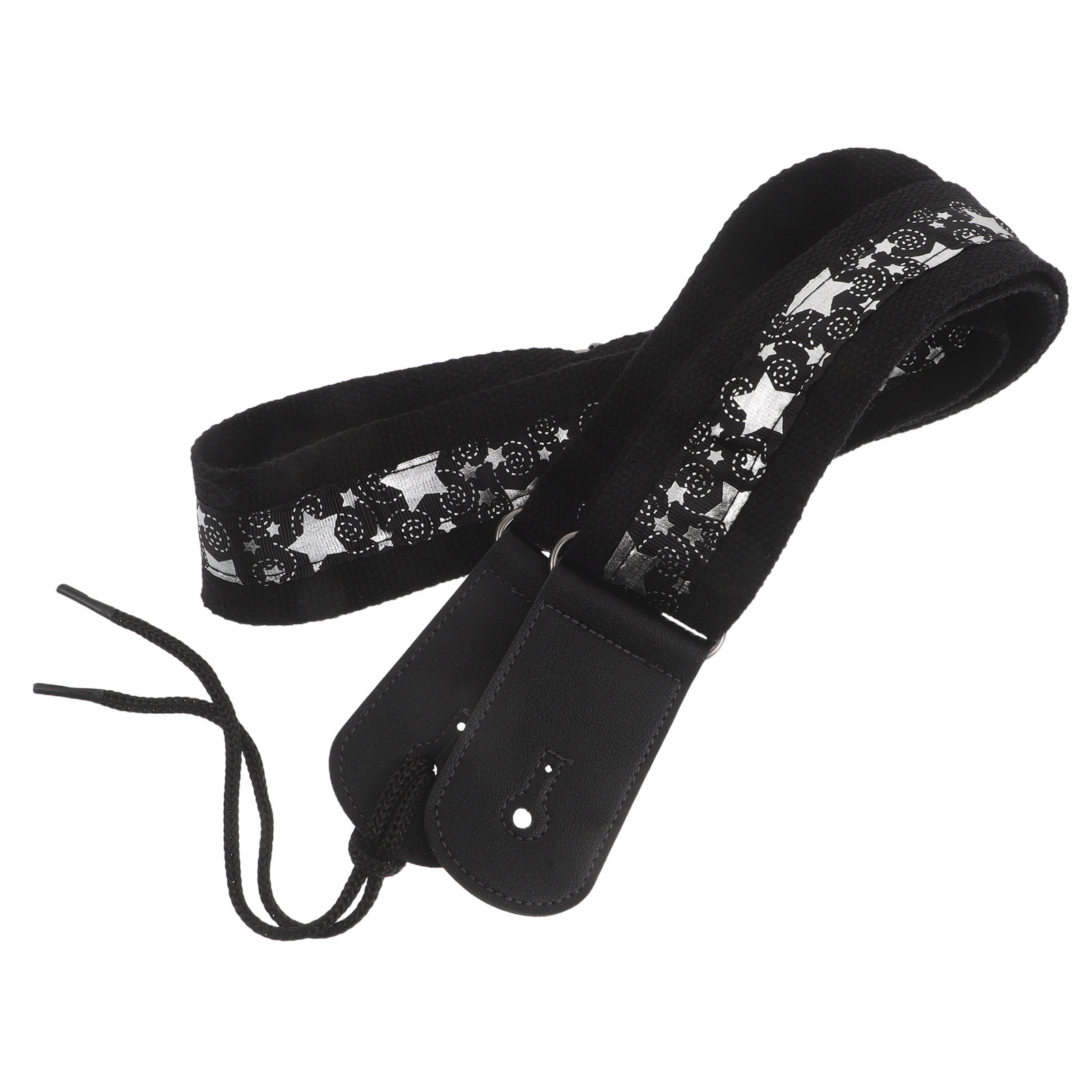 Guitar Strap Padded - Verstellbarer Gitarrengurt, breit gepolstert, Vintage-Sternmuster in
