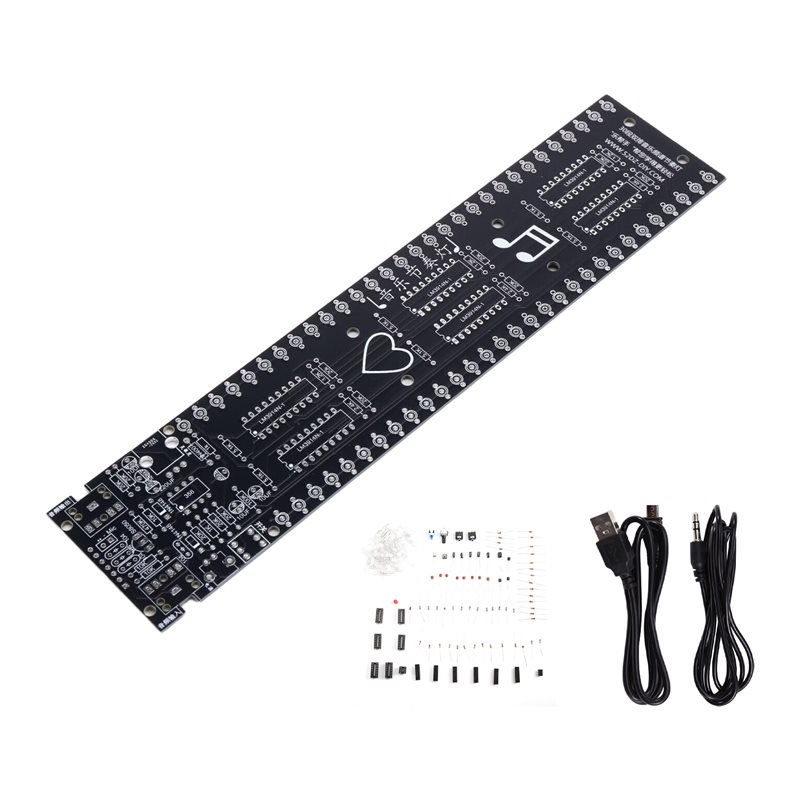 Audio Without Music - CJSD-30 Abschnitte DIY LED Audio-Pegelanzeige Musik-Spektrum-Anzeige