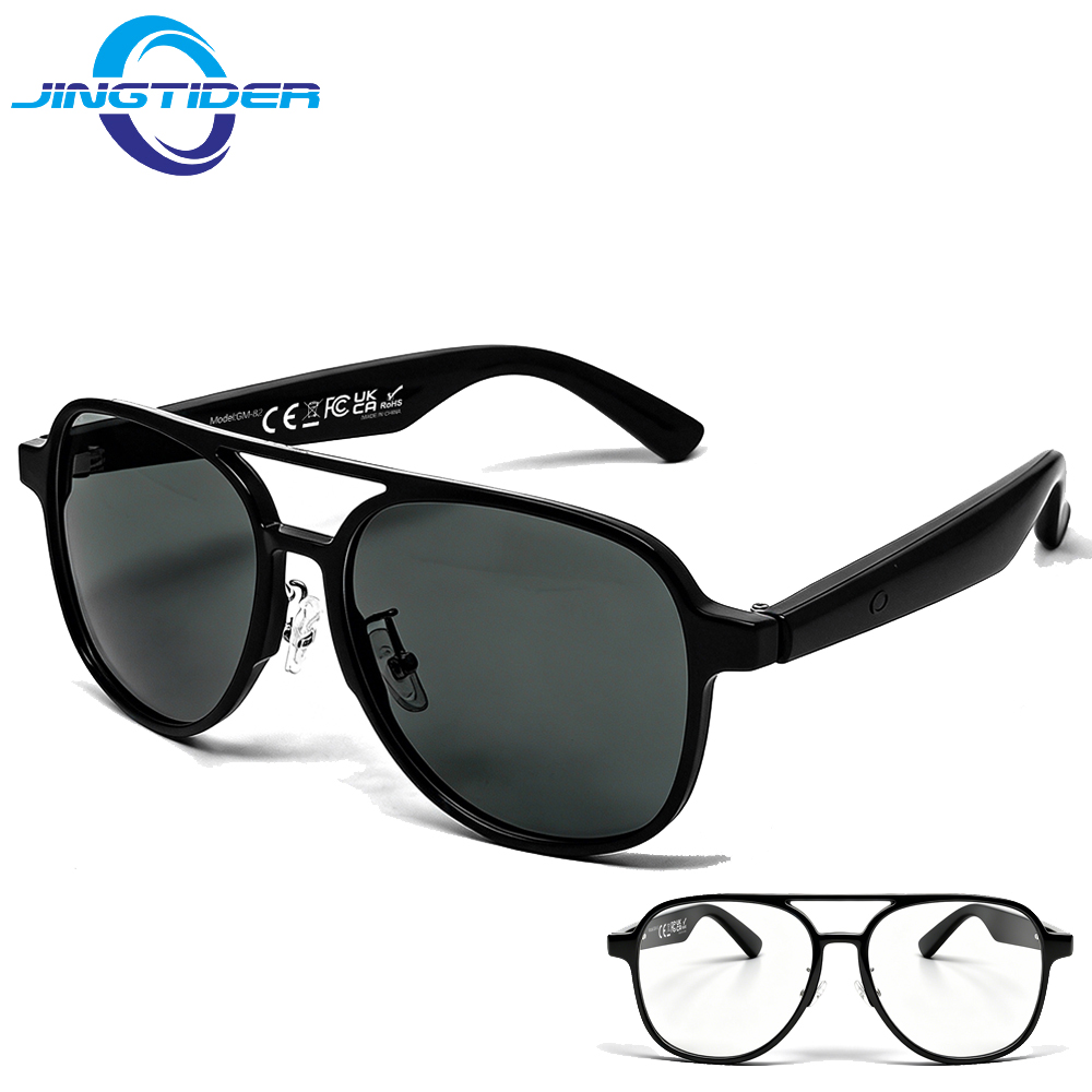 Audio Music Hall - GM82 Smarte Audio-Brille mit Hall-Sensor, KI-Übersetzung,