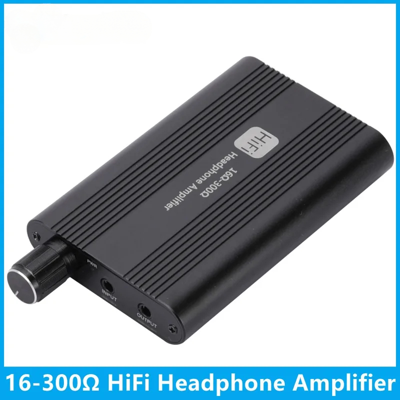 Audio Without Music - 16-300Ω HiFi-Kopfhörerverstärker Mini-Audioverstärker HiFi-Stereo-Kopfhörerverstärker Audioverstärker mit