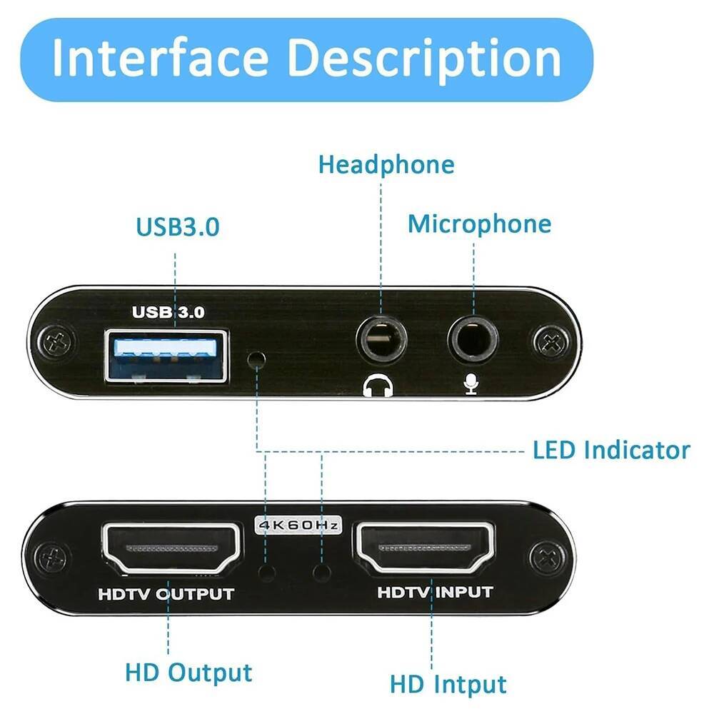 4K HDMI-kompatibel zu USB 3.0  – Audio Music Live Bewertung und Preis