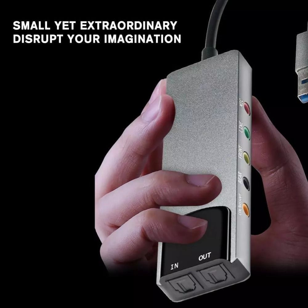 Neue USB-Soundkarte 7.1 5.1 Ka – Audio Music Live Bewertung und Preis
