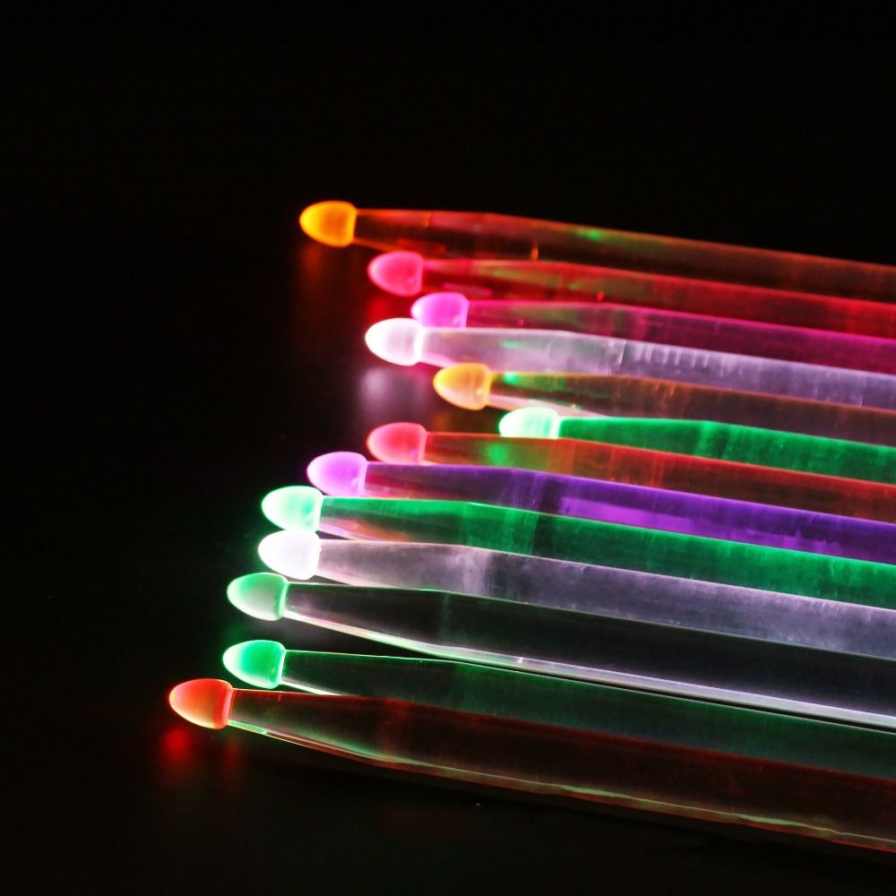 2 Stück bunte 5A leuchtende Tr – Drum Stick 5A Bewertung und Preis