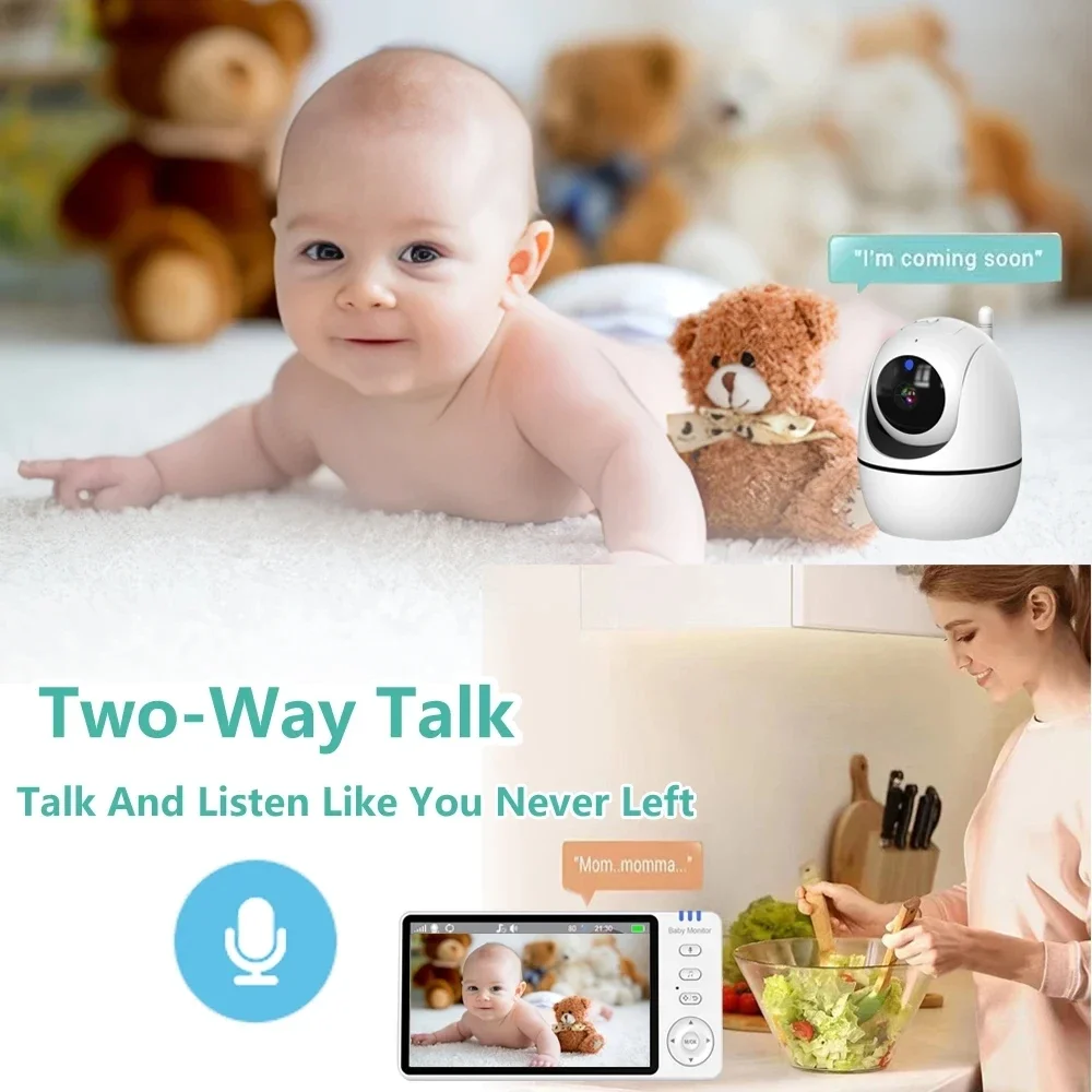 VBABM ABM501 Babyphone, 5,0 Zo – Audio Detect Music Bewertung und Preis
