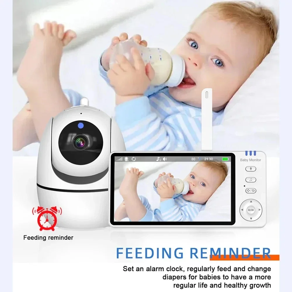 VBABM ABM501 Babyphone, 5,0 Zo – Audio Detect Music Bewertung und Preis