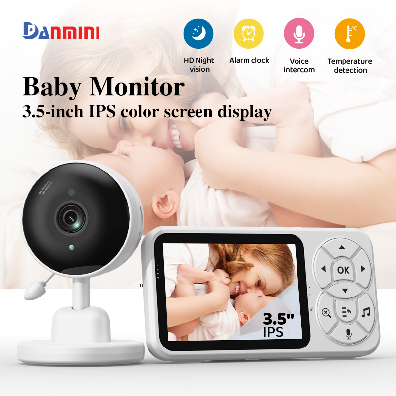 Danmini 3,5-Zoll-Babyphone, Fa – Audio Detect Music Bewertung und Preis