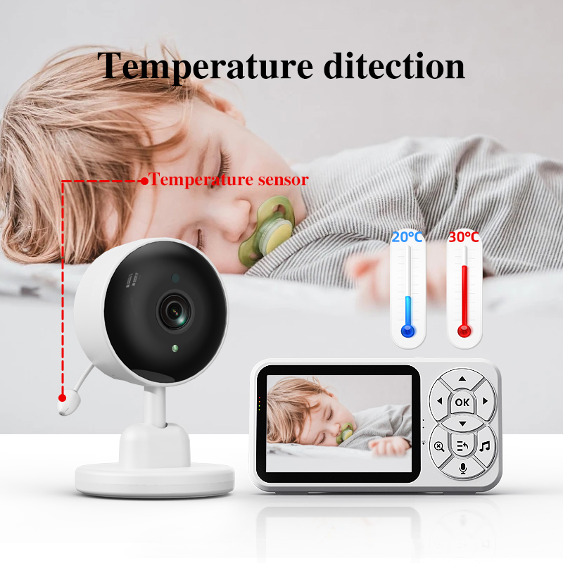 Danmini 3,5-Zoll-Babyphone, Fa – Audio Detect Music Bewertung und Preis