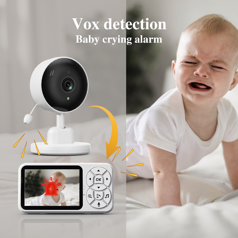 Danmini 3,5-Zoll-Babyphone, Fa – Audio Detect Music Bewertung und Preis