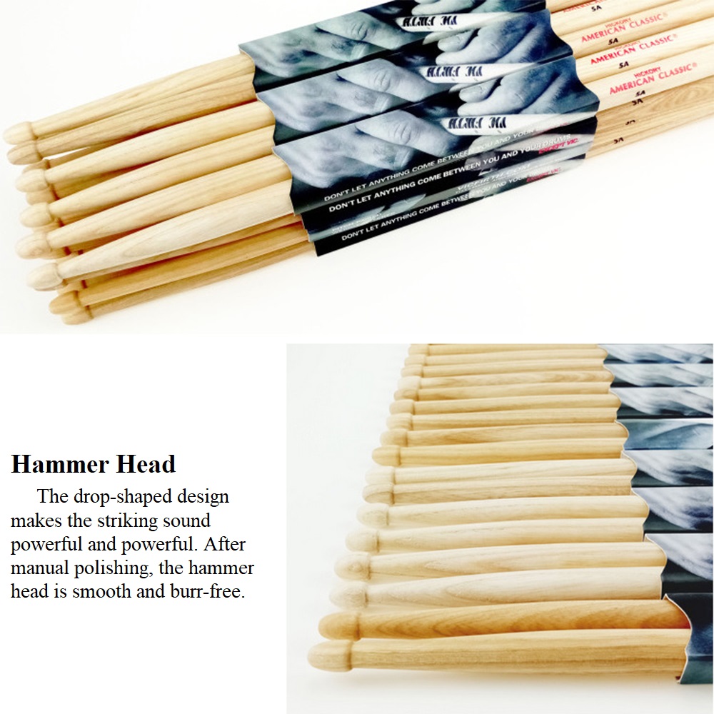 1 Paar Walnuss-Drumsticks, 5 A – Drum Stick 5A Bewertung und Preis