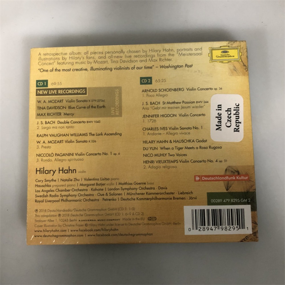 CD 'Retrospective' Hilary Hahn – Audio Music For Bewertung und Preis