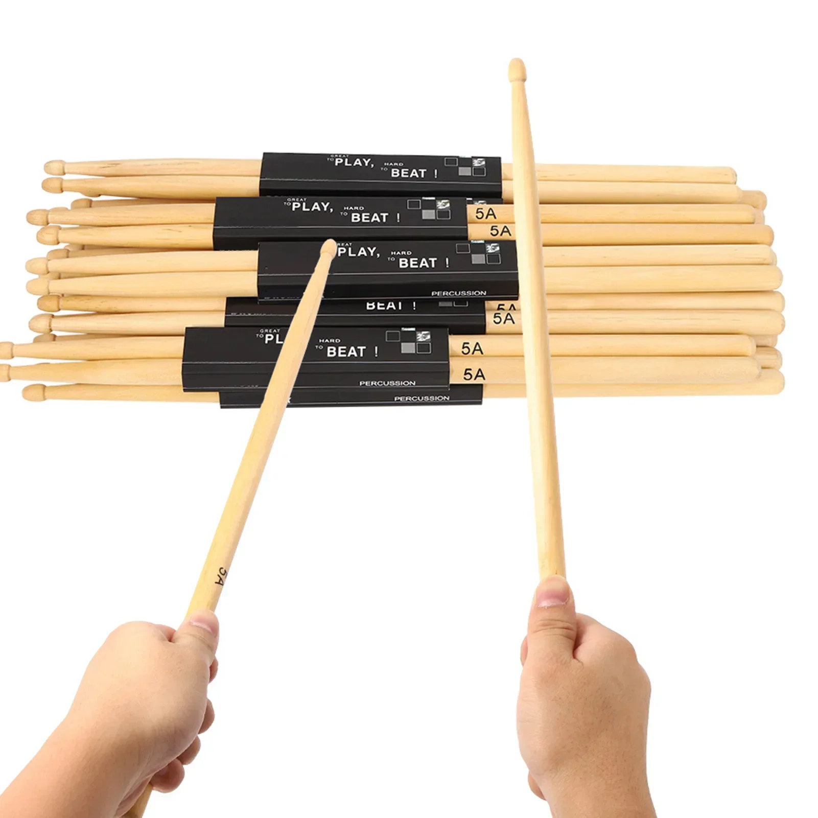 12 Paar tropfenförmige Trommel – Drum Stick 5A Bewertung und Preis