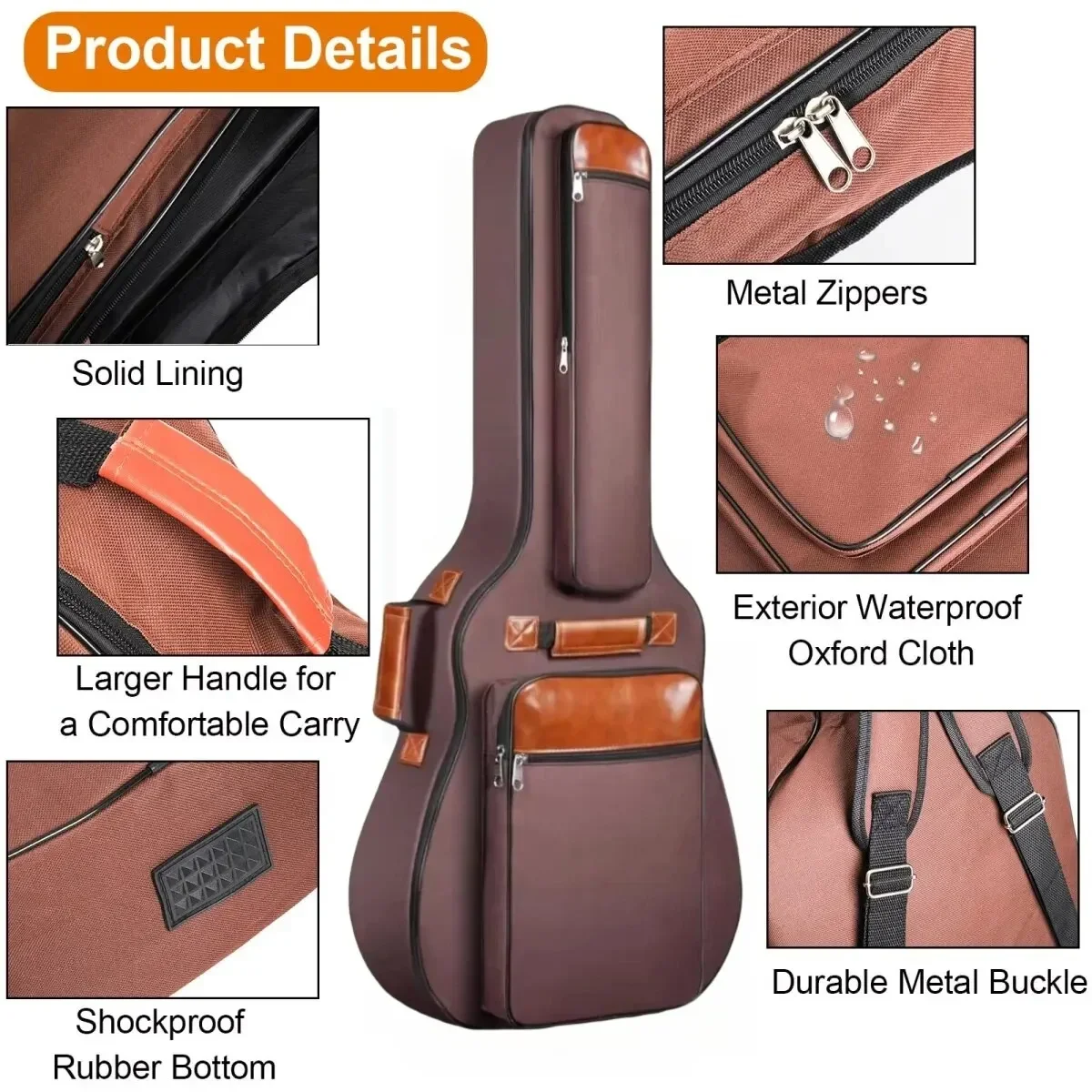 41 Zoll 10mm Baumwollpolster V – Guitar Strap Padded Bewertung und Preis