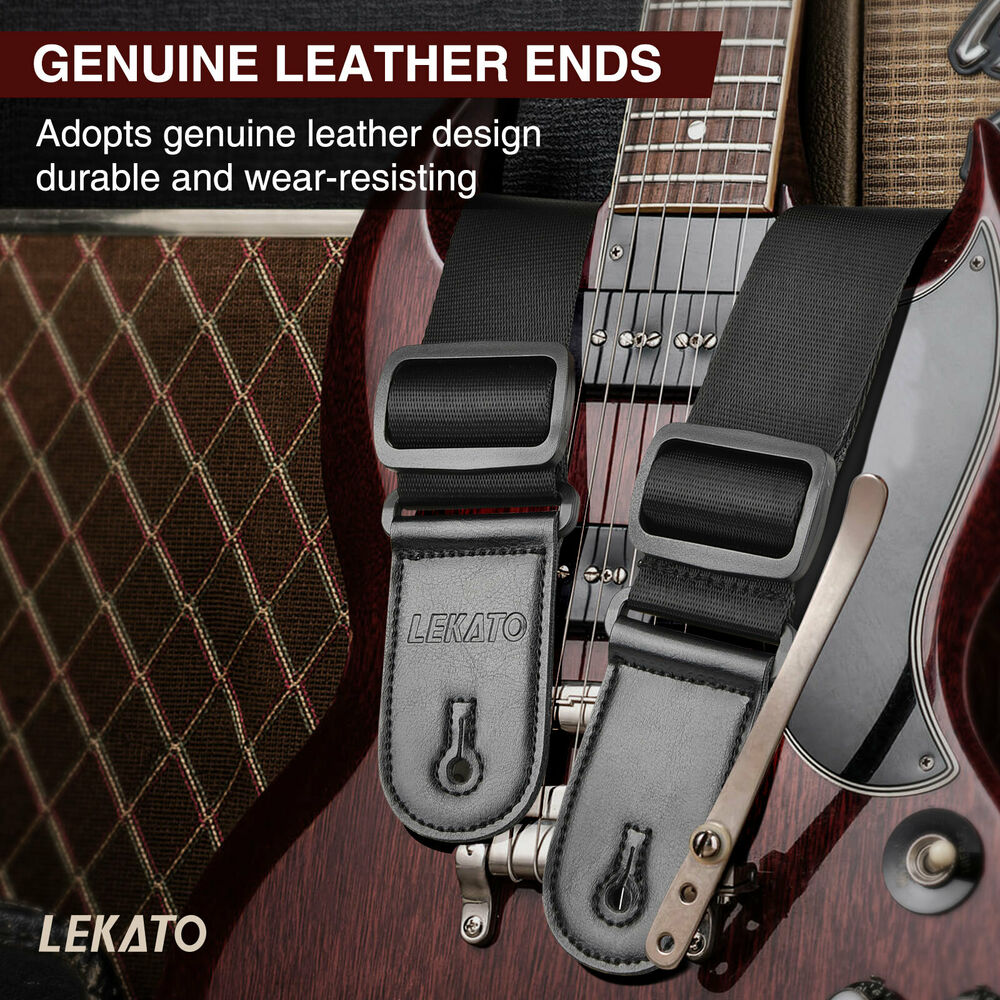 LEKATO Gitarrengurt-Haltergürt – Guitar Strap Padded Bewertung und Preis