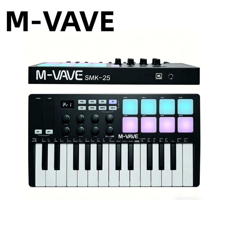 M-VAVE SMK-25 Schwarzes Tragba – Audio Music Live Bewertung und Preis