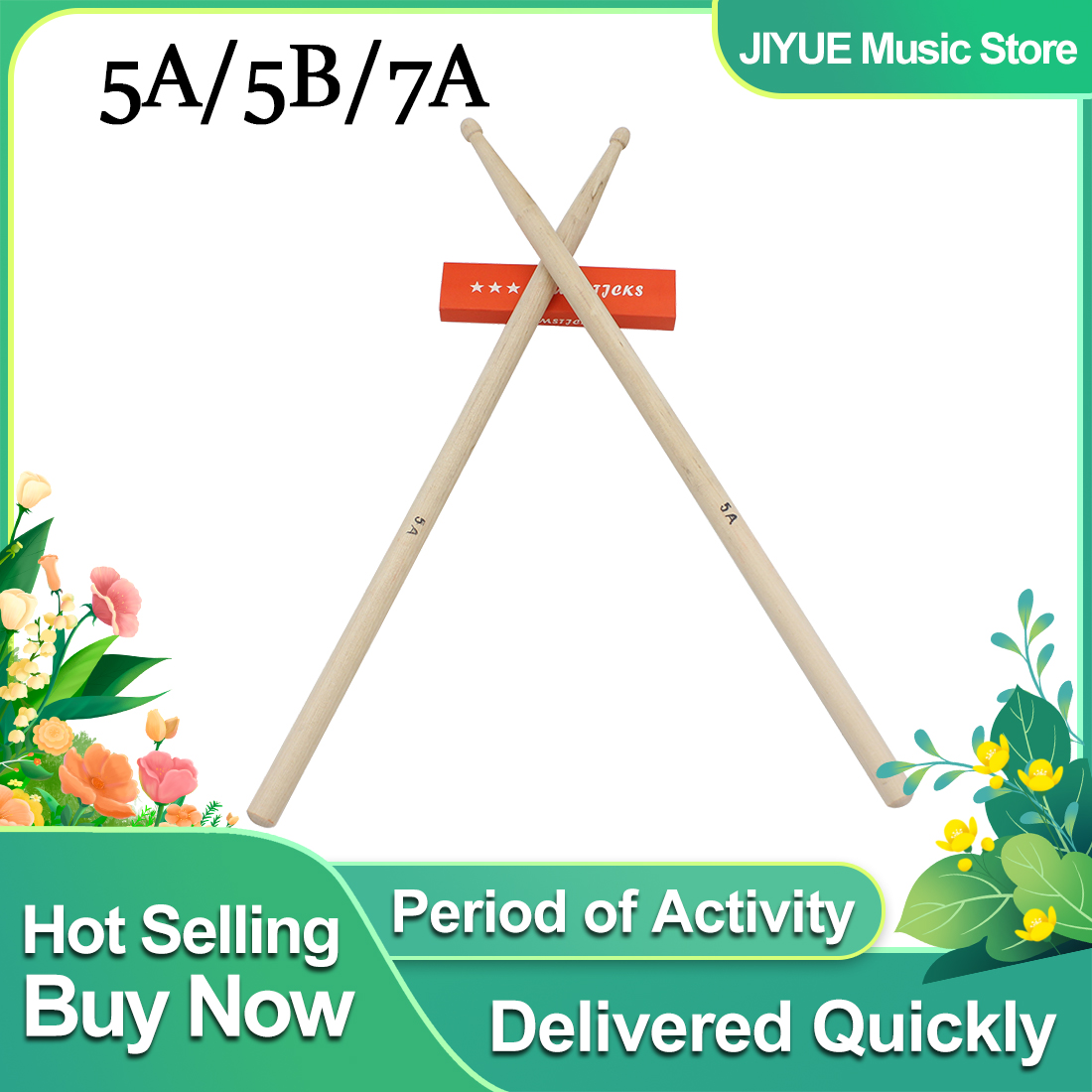 1 paar 5A/7A/5B Drum Sticks Ah – Drum Stick 5A Bewertung und Preis